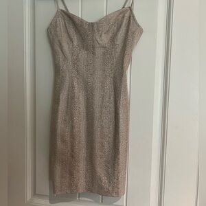 Mini Snakeskin patterned dress